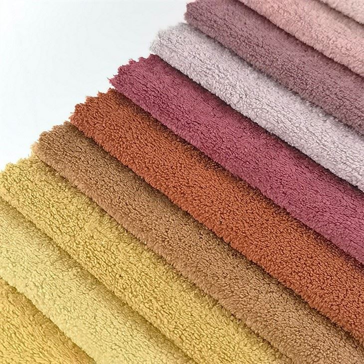 Alpaca Wool-Look Plush Upholstery Fabric factory